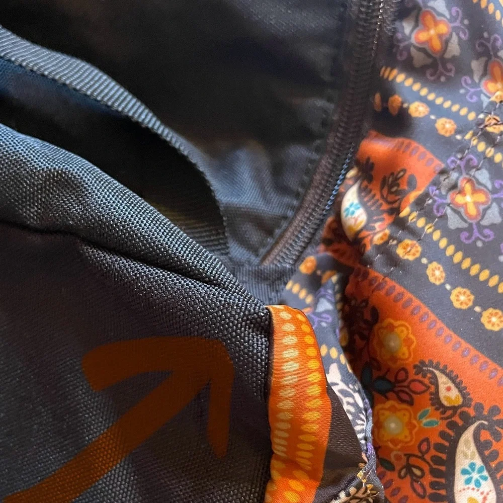 Olive Des Olive nylon drawstring adjustable strap backpack in EUC/Fall colors!